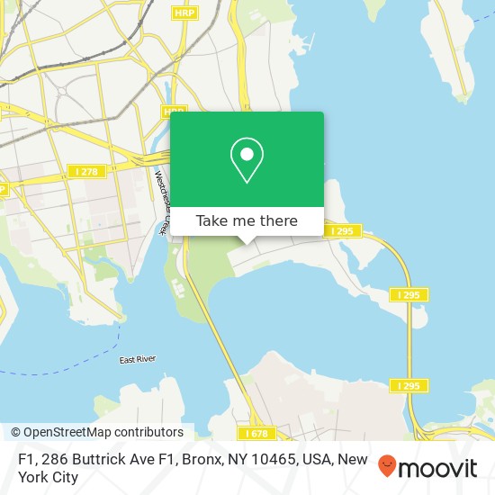 F1, 286 Buttrick Ave F1, Bronx, NY 10465, USA map