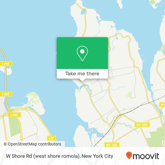W Shore Rd (west shore romola), Great Neck, NY 11024 map