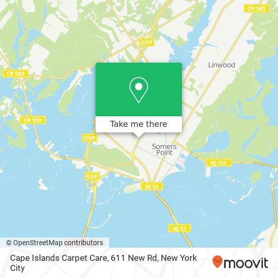 Mapa de Cape Islands Carpet Care, 611 New Rd