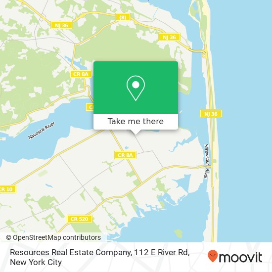 Resources Real Estate Company, 112 E River Rd map