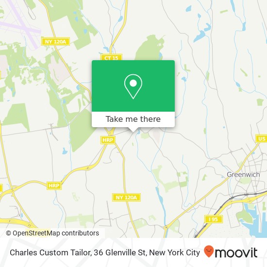 Mapa de Charles Custom Tailor, 36 Glenville St