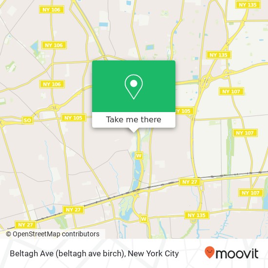 Mapa de Beltagh Ave (beltagh ave birch), Wantagh, NY 11793