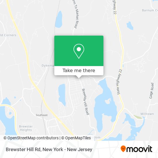 Brewster Hill Rd map