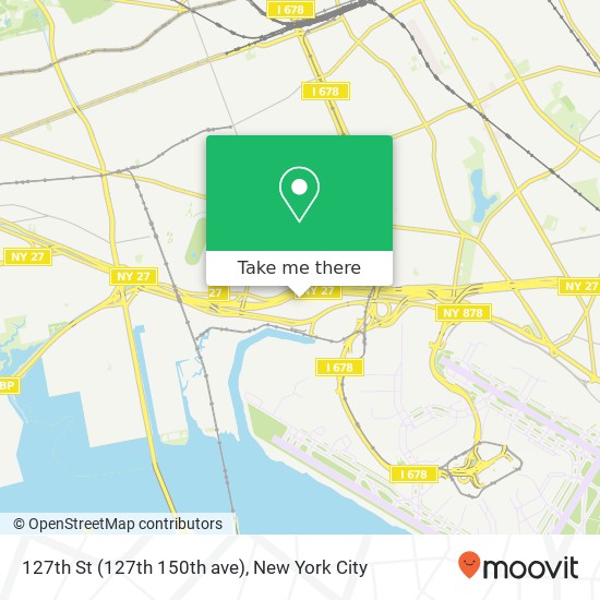 Mapa de 127th St (127th 150th ave), South Ozone Park, NY 11420