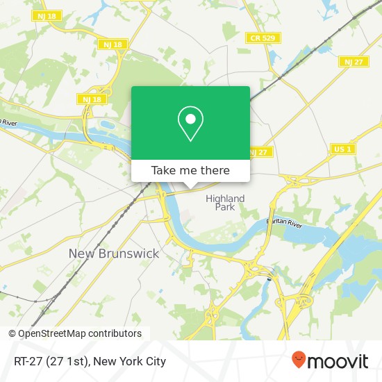RT-27 (27 1st), Highland Park, NJ 08904 map