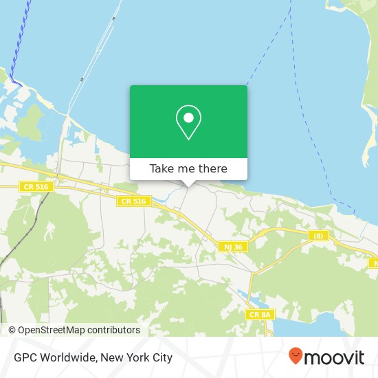 Mapa de GPC Worldwide, 68 1st Ave