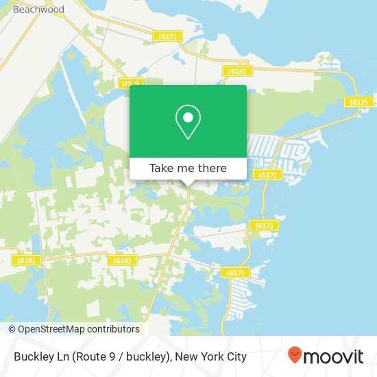 Buckley Ln (Route 9 / buckley), Bayville, NJ 08721 map