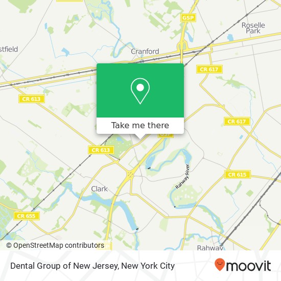 Mapa de Dental Group of New Jersey, 1150 Raritan Rd