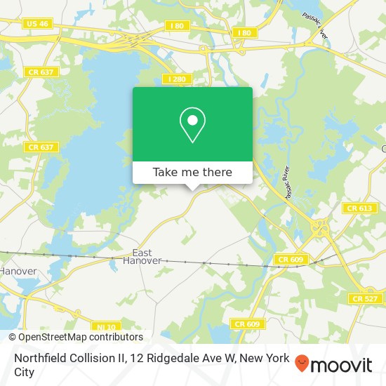 Mapa de Northfield Collision II, 12 Ridgedale Ave W