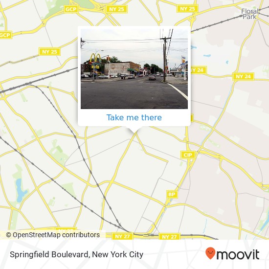 Mapa de Springfield Boulevard, Springfield Blvd & 119th Ave, Queens, NY 11412, USA