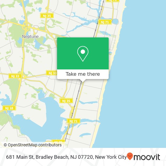 681 Main St, Bradley Beach, NJ 07720 map