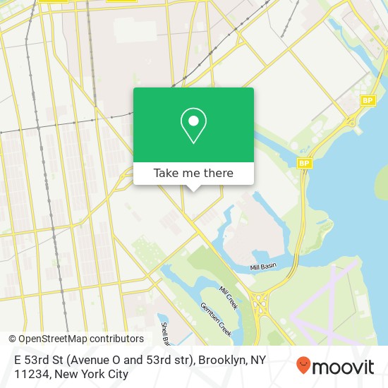 E 53rd St (Avenue O and 53rd str), Brooklyn, NY 11234 map
