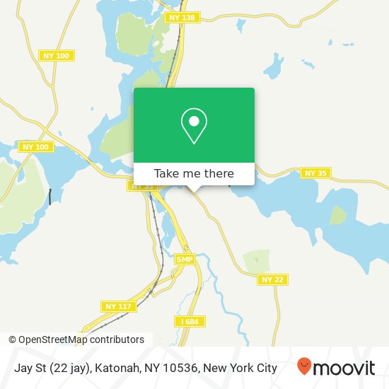 Mapa de Jay St (22 jay), Katonah, NY 10536