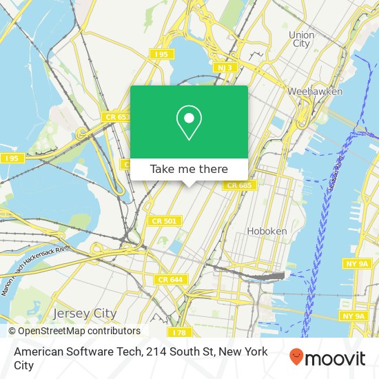 American Software Tech, 214 South St map