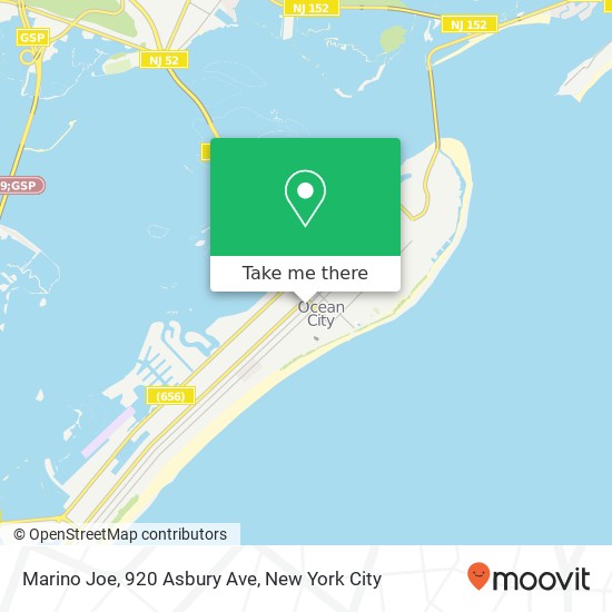 Mapa de Marino Joe, 920 Asbury Ave