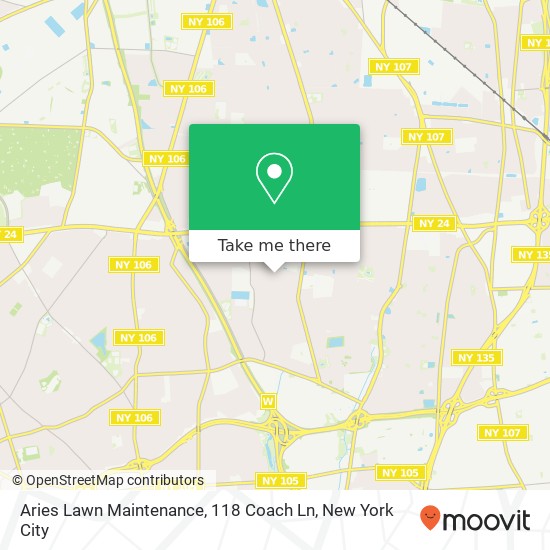 Aries Lawn Maintenance, 118 Coach Ln map