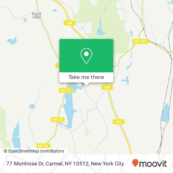 Mapa de 77 Montrose Dr, Carmel, NY 10512