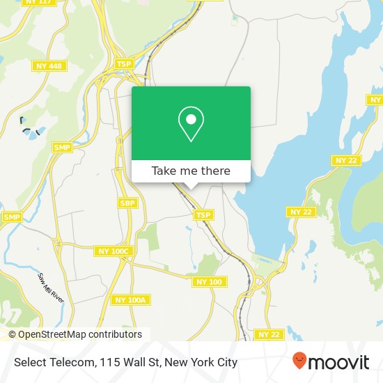 Mapa de Select Telecom, 115 Wall St