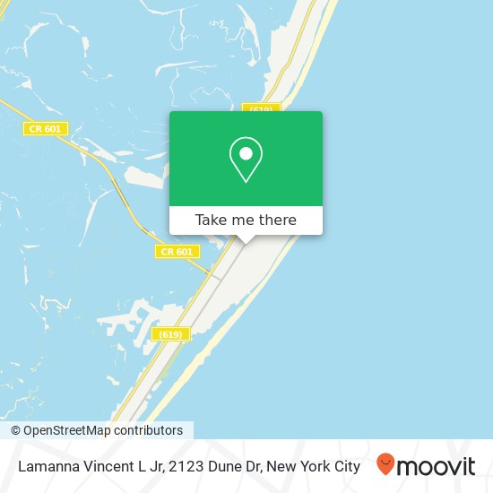 Lamanna Vincent L Jr, 2123 Dune Dr map