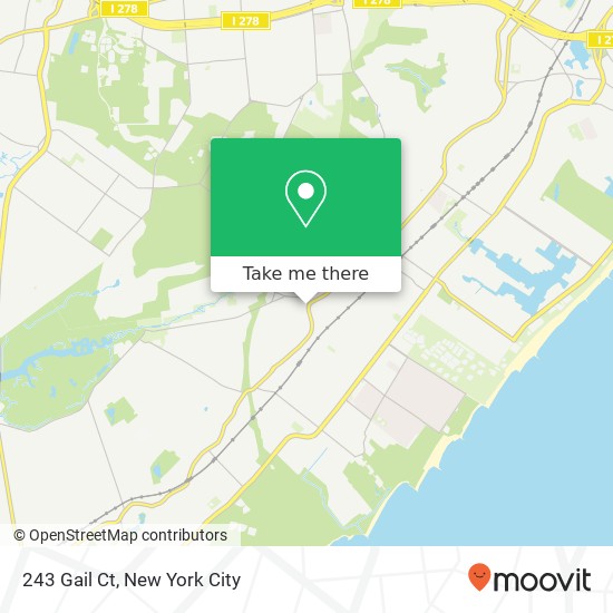 243 Gail Ct, Staten Island, NY 10306 map