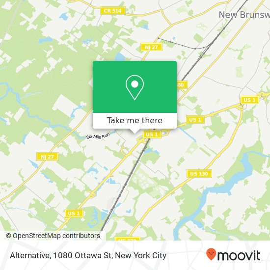 Mapa de Alternative, 1080 Ottawa St