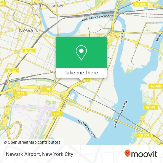 Newark Airport map