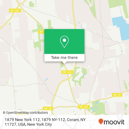 Mapa de 1879 New York 112, 1879 NY-112, Coram, NY 11727, USA