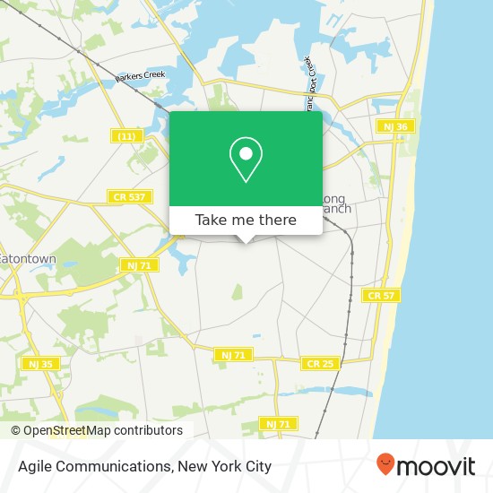 Agile Communications, 804 Broadway map