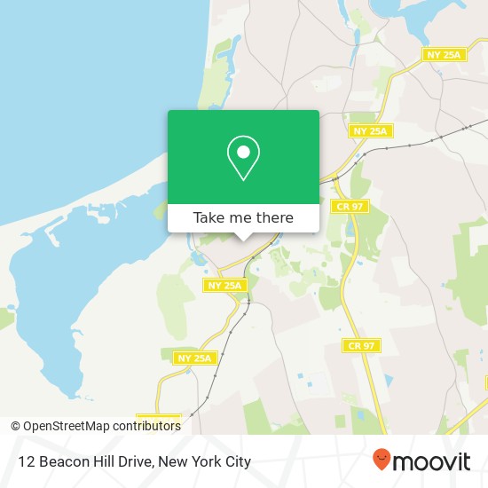 Mapa de 12 Beacon Hill Drive, 12 Beacon Hill Dr, Stony Brook, NY 11790, USA