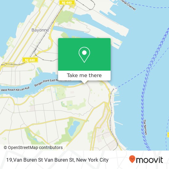 Mapa de 19,Van Buren St Van Buren St, Staten Island, NY 10301
