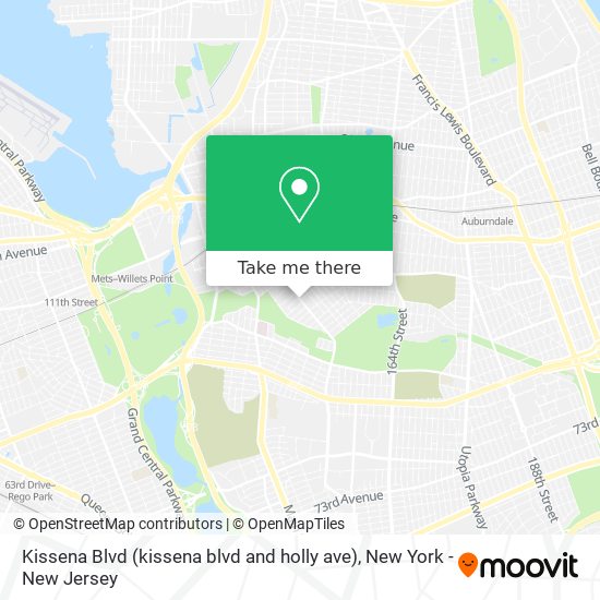 Kissena Blvd (kissena blvd and holly ave) map