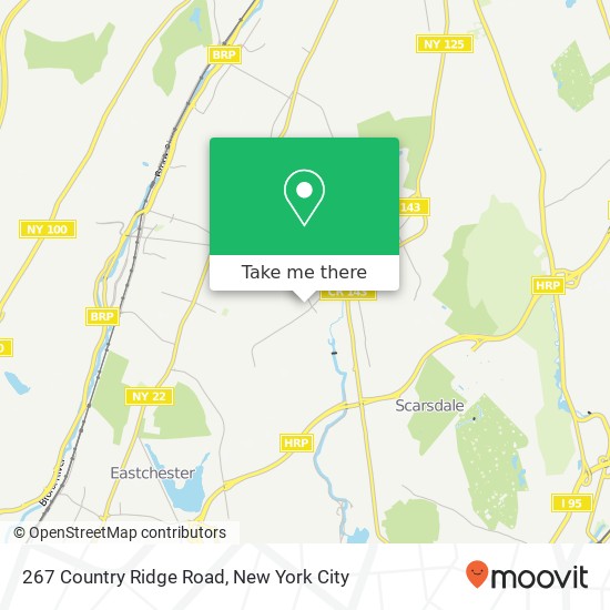 Mapa de 267 Country Ridge Road