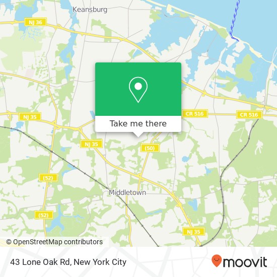 43 Lone Oak Rd, Middletown, NJ 07748 map