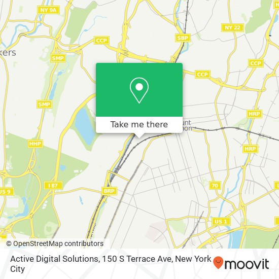 Mapa de Active Digital Solutions, 150 S Terrace Ave