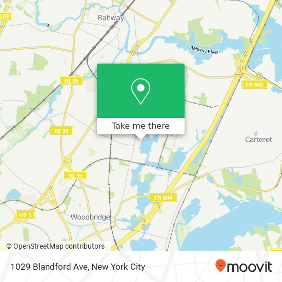 1029 Blandford Ave, Avenel, NJ 07001 map