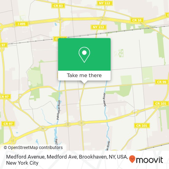 Medford Avenue, Medford Ave, Brookhaven, NY, USA map