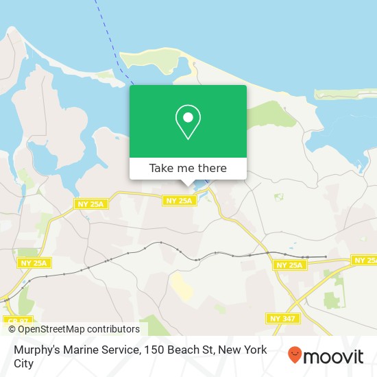 Murphy's Marine Service, 150 Beach St map