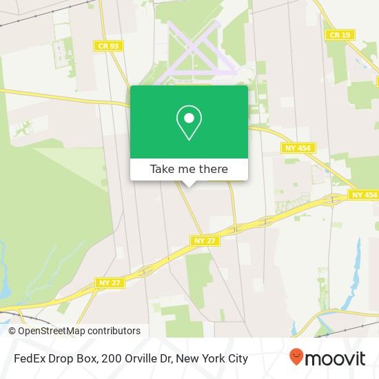 FedEx Drop Box, 200 Orville Dr map