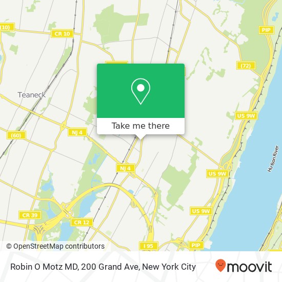 Mapa de Robin O Motz MD, 200 Grand Ave