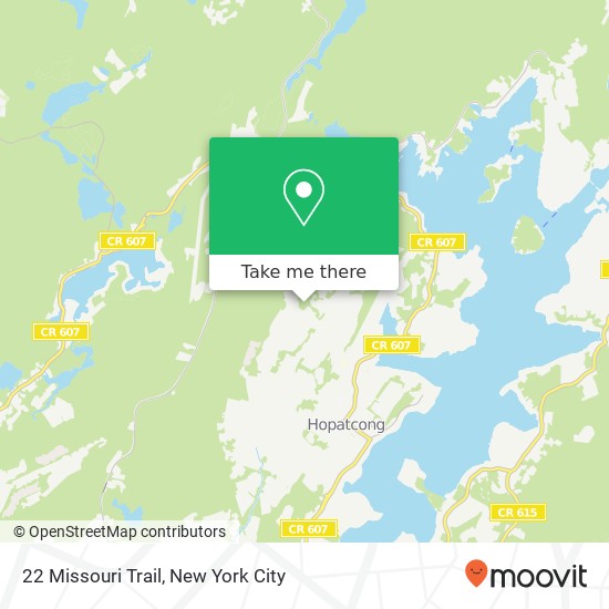 Mapa de 22 Missouri Trail, 22 Missouri Trail, Hopatcong, NJ 07843, USA