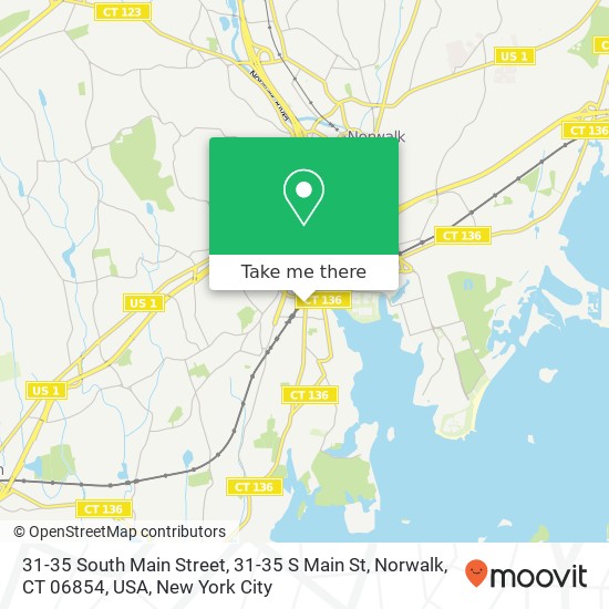 31-35 South Main Street, 31-35 S Main St, Norwalk, CT 06854, USA map