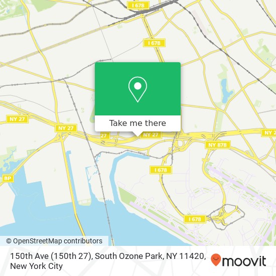 Mapa de 150th Ave (150th 27), South Ozone Park, NY 11420