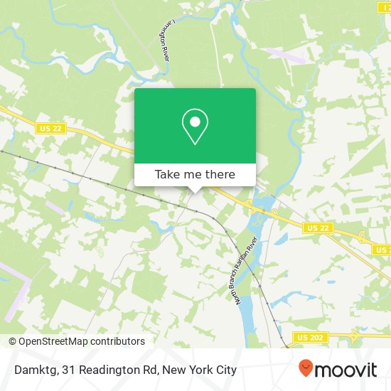 Damktg, 31 Readington Rd map