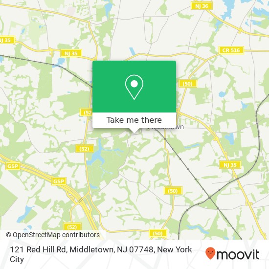 121 Red Hill Rd, Middletown, NJ 07748 map