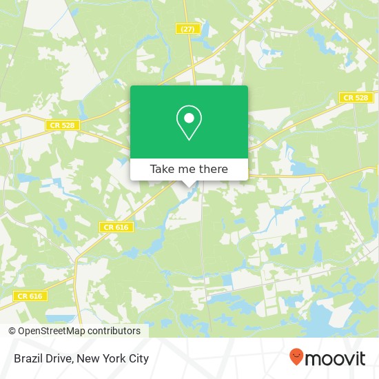 Mapa de Brazil Drive, Brazil Dr, New Egypt, NJ 08533, USA