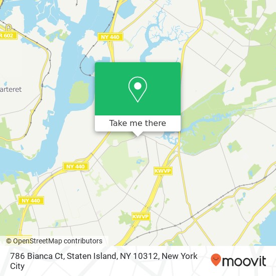 786 Bianca Ct, Staten Island, NY 10312 map