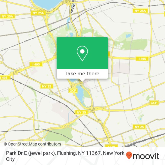 Park Dr E (jewel park), Flushing, NY 11367 map