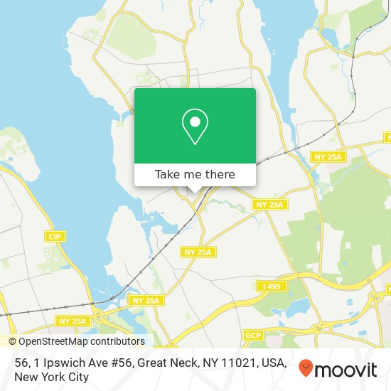 56, 1 Ipswich Ave #56, Great Neck, NY 11021, USA map