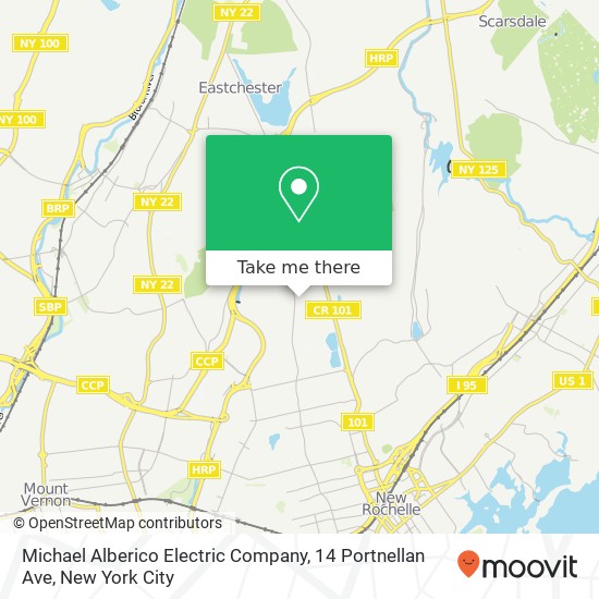 Michael Alberico Electric Company, 14 Portnellan Ave map
