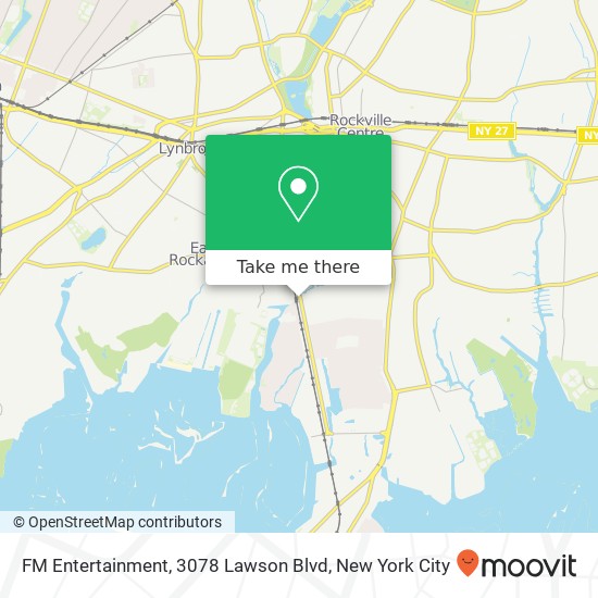 Mapa de FM Entertainment, 3078 Lawson Blvd